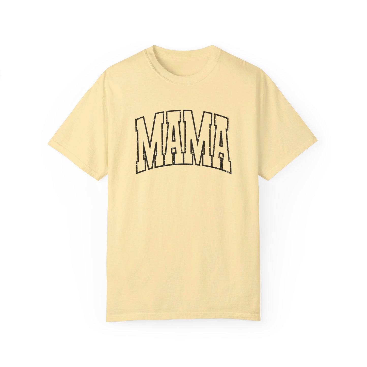 Mama Black Outline Tee