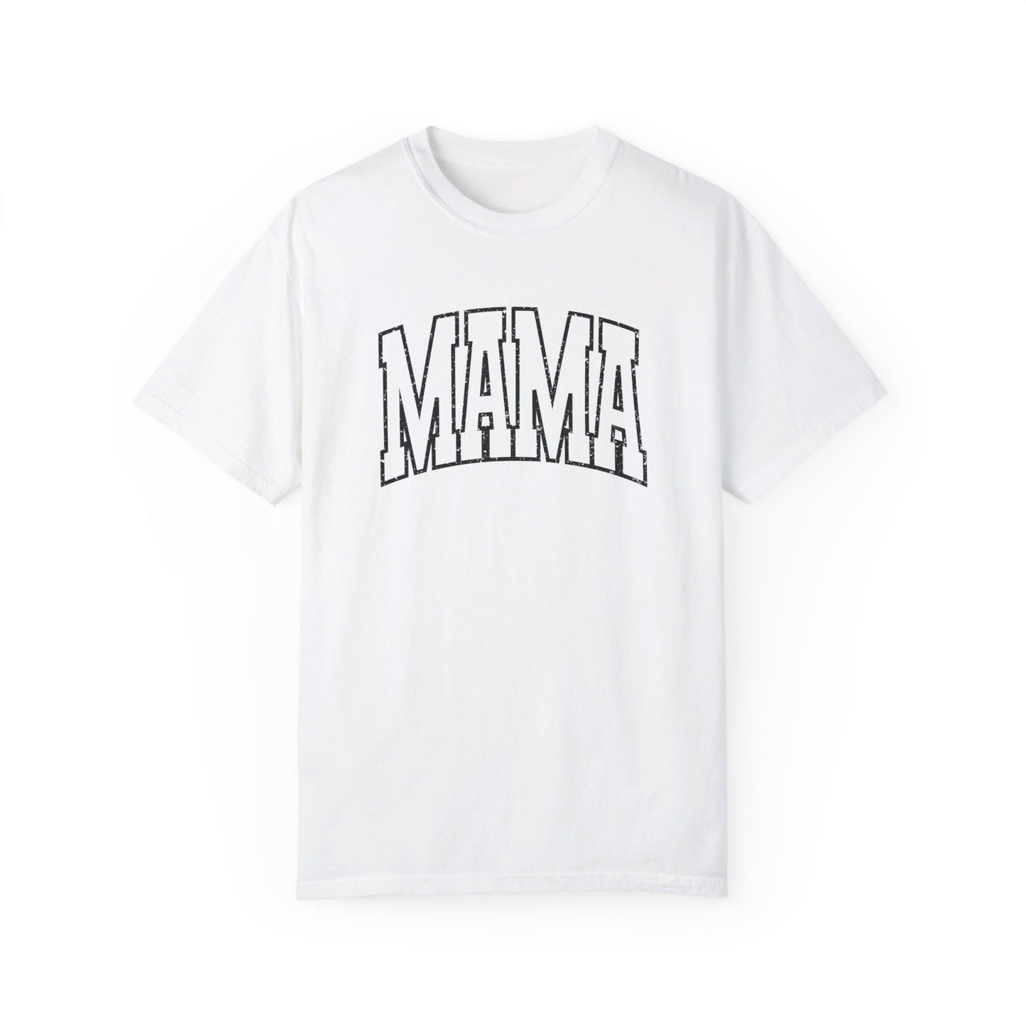 Mama Black Outline Tee