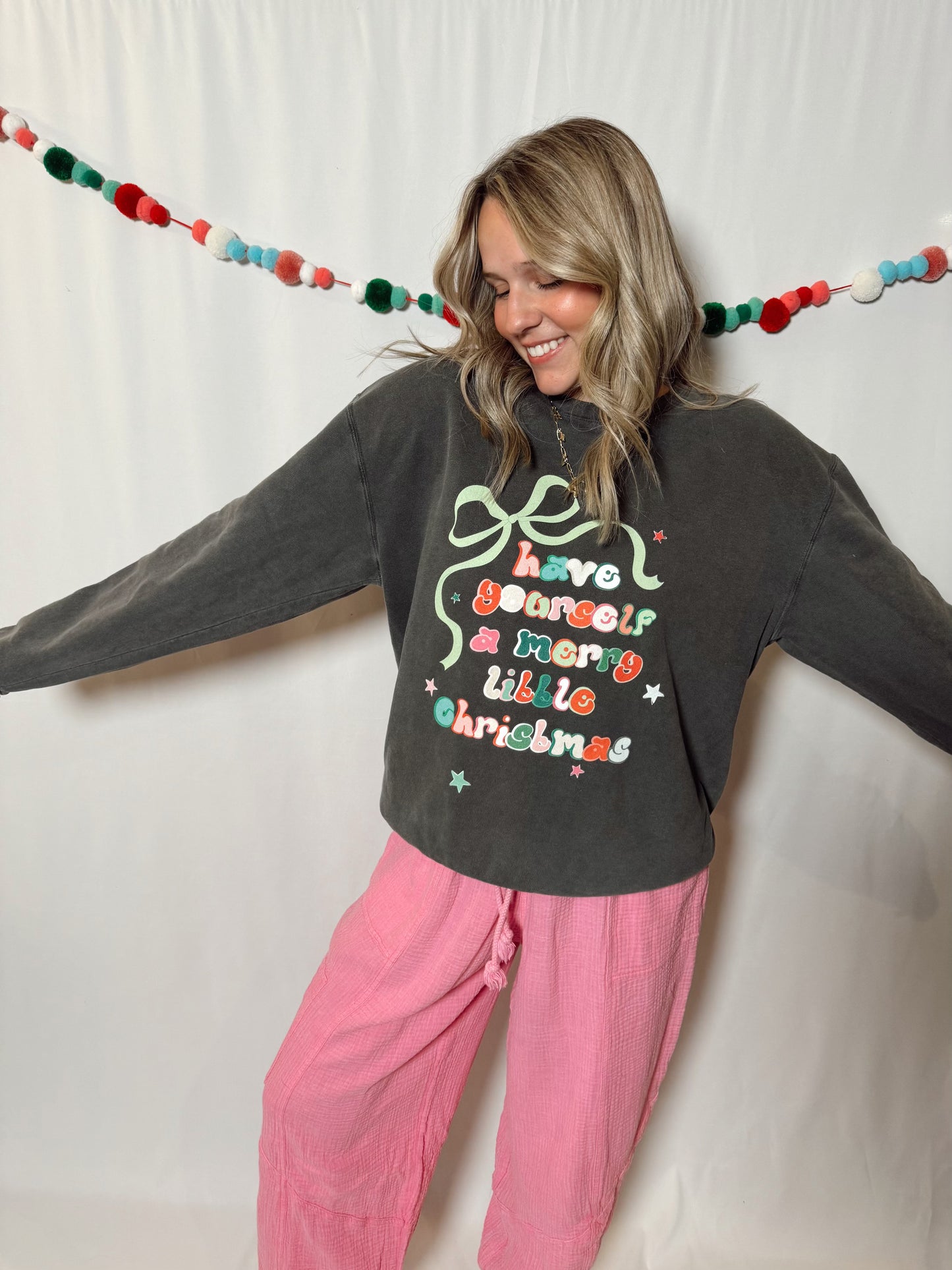 Jolsie x Heyluckyduck Christmas Sweatshirt