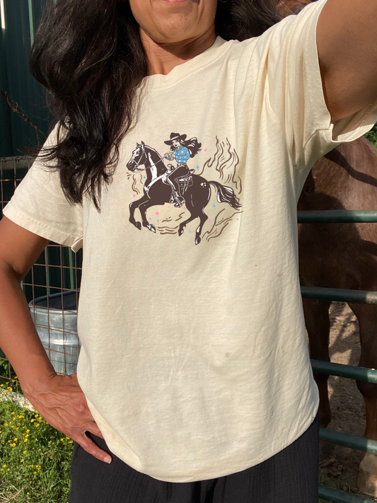 The Coffee Cowgirl Tee